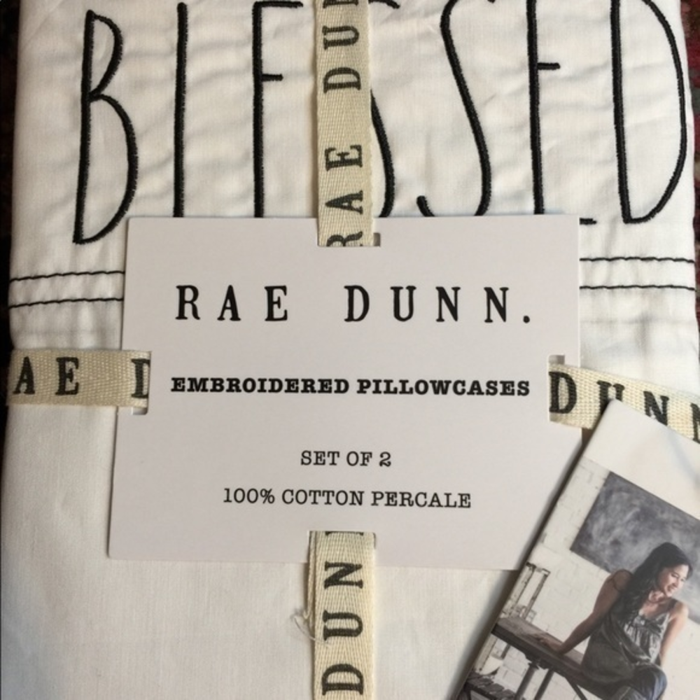 NWT Rae Dunn‎ BLESSED Pillowcases